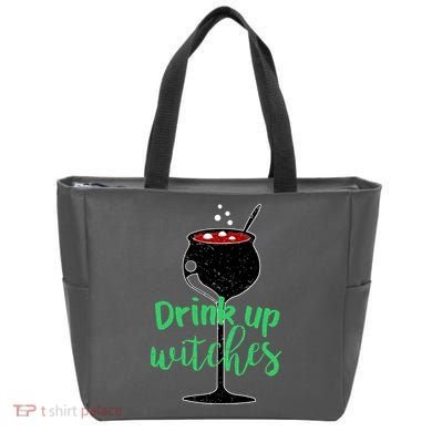 Drink Up Witches Halloween Wine Tote Bag