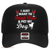 Drink Wine & Pet My Dog Hat thumb 0