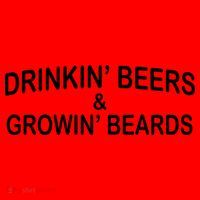 Drinkin' Beers and Grownin' Beards Santa Hat thumb 1