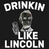 Drinkin Like Lincoln USA-Made Doggie Bandana thumb 2