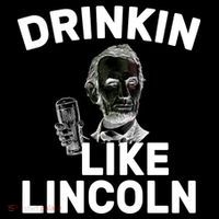 Drinkin Like Lincoln Ornament thumb 1