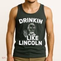 Drinkin Like Lincoln Tank Top thumb 3