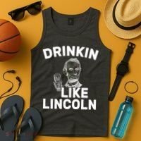 Drinkin Like Lincoln Tank Top thumb 4
