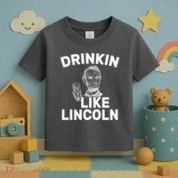 Drinkin Like Lincoln Toddler T-Shirt thumb 3