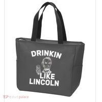 Drinkin Like Lincoln Tote Bag thumb 3