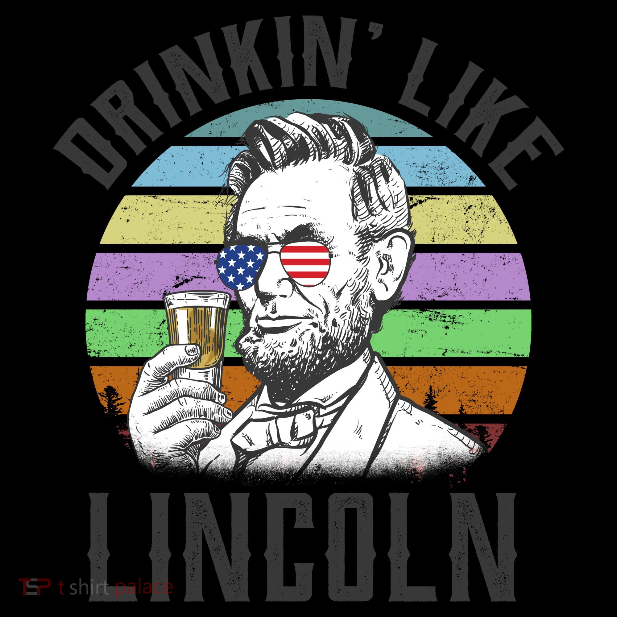 Drinkin' Like Lincoln Retro Abraham Coffee Mug