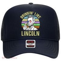 Drinkin' Like Lincoln Retro Abraham Hat thumb 0