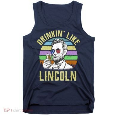 Drinkin' Like Lincoln Retro Abraham Tank Top
