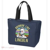Drinkin' Like Lincoln Retro Abraham Tote Bag thumb 3