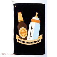 Drinking Buddies Golf Towel thumb 0