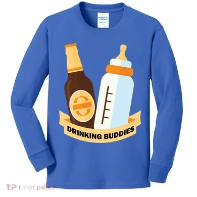 Drinking Buddies Kids Long Sleeve Shirt
