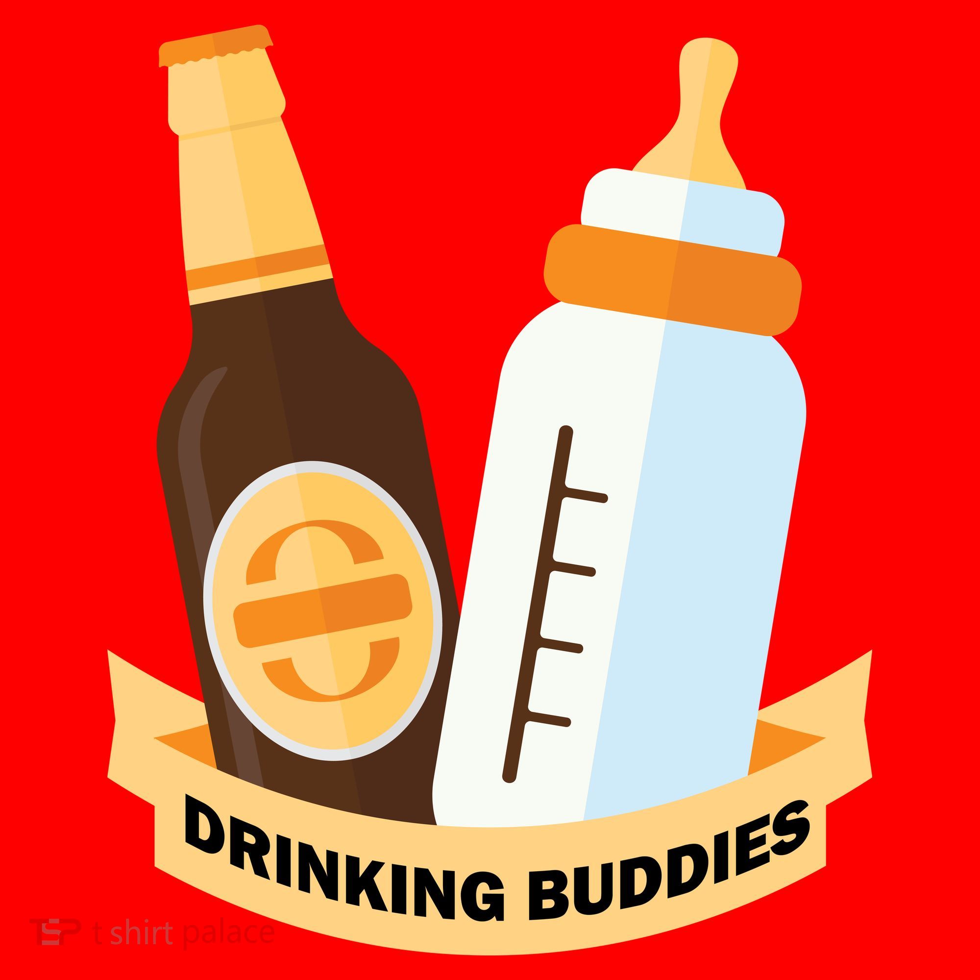 Drinking Buddies Santa Hat