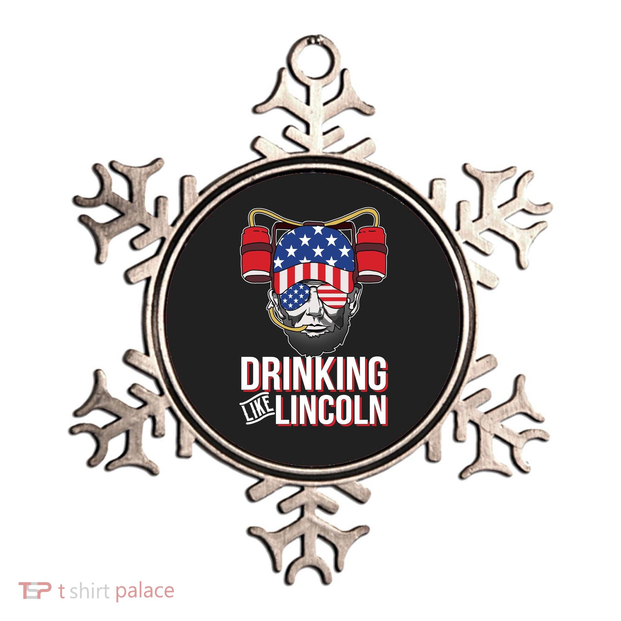 Drinking Like Lincoln Ornament