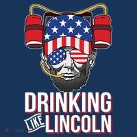 Drinking Like Lincoln Golf Towel thumb 3