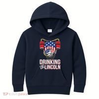 Drinking Like Lincoln Kids Hoodie thumb 0