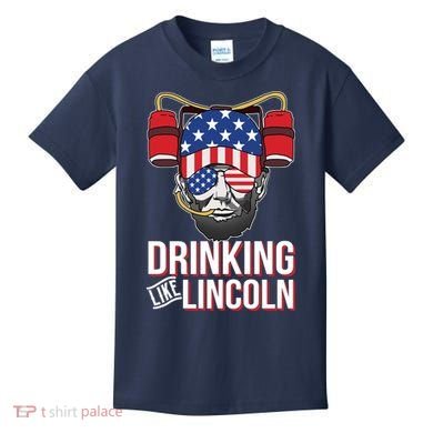 Drinking Like Lincoln Kids T-Shirt