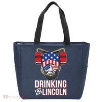 Drinking Like Lincoln Tote Bag thumb 0
