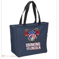 Drinking Like Lincoln Tote Bag thumb 2