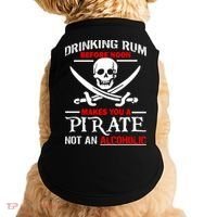 Drinking Rum Before Noon Makes You A Pirate Doggie Tank thumb 0