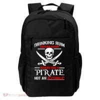 Drinking Rum Before Noon Makes You A Pirate Backpack thumb 0