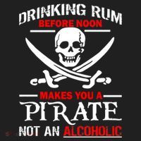 Drinking Rum Before Noon Makes You A Pirate Beanie thumb 2