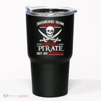Drinking Rum Before Noon Makes You A Pirate Tumbler thumb 0