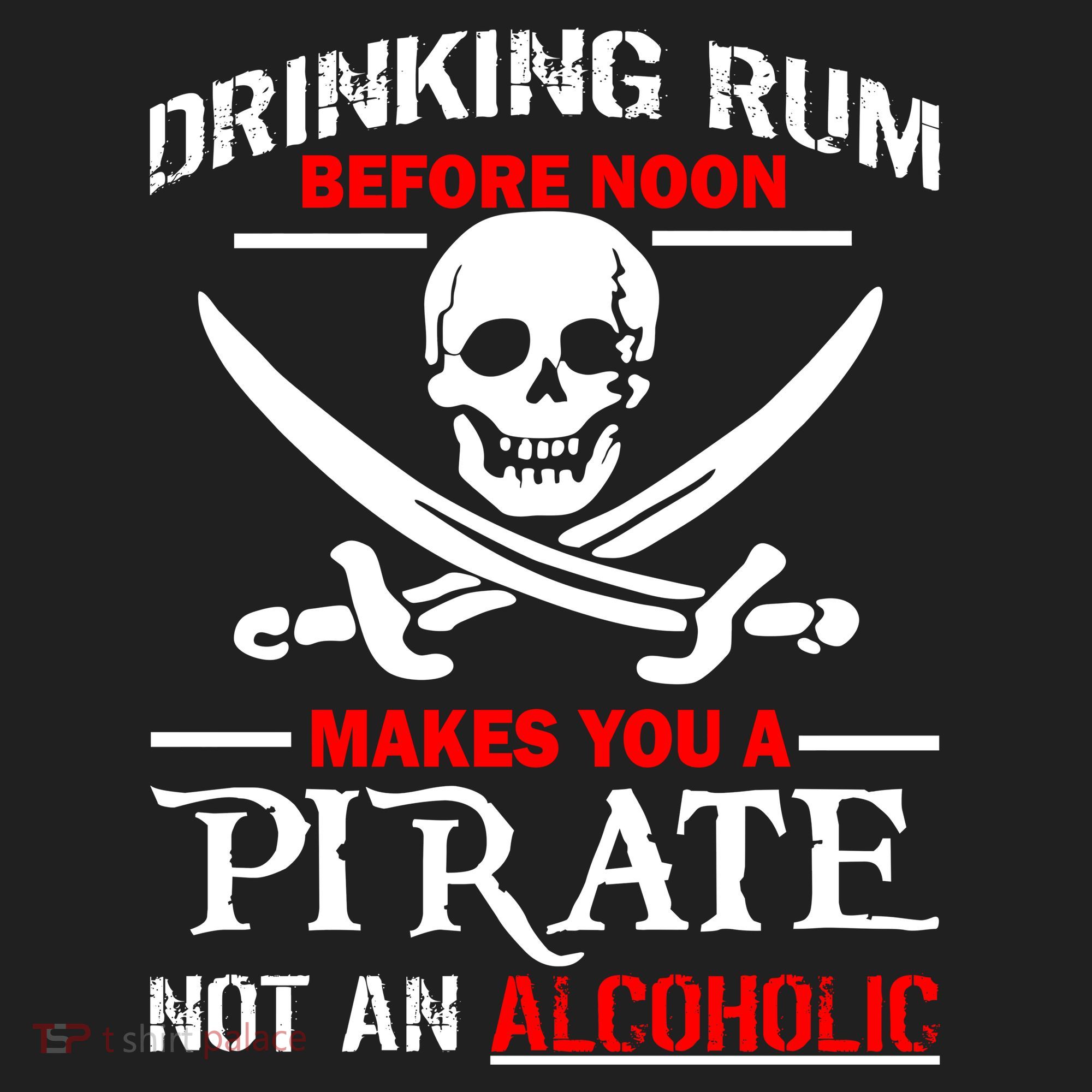 Drinking Rum Before Noon Makes You A Pirate Golf Towel