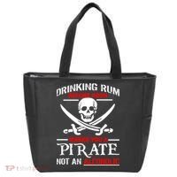 Drinking Rum Before Noon Makes You A Pirate Tote Bag thumb 0