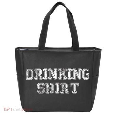 Drinking Shirt Tote Bag