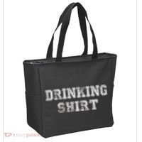 Drinking Shirt Tote Bag thumb 2