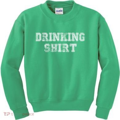 Drinking Shirt Kids Sweatshirt