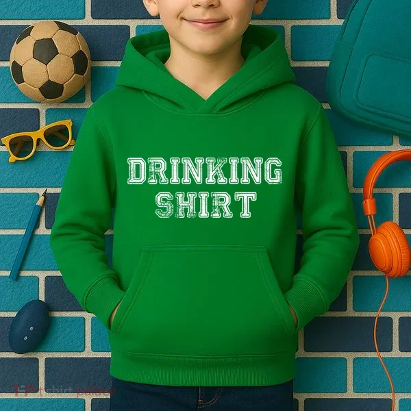Drinking Shirt Kids Hoodie