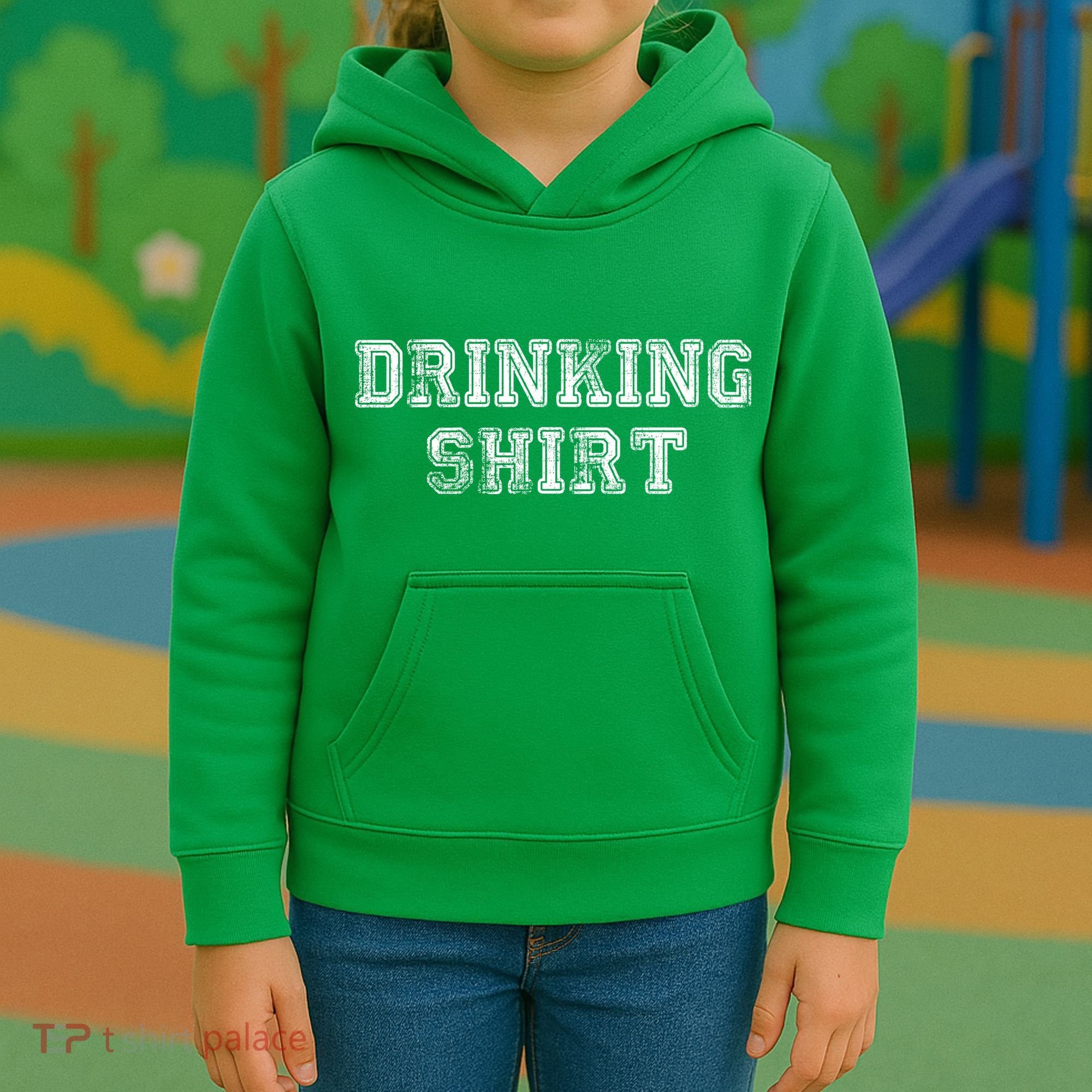 Drinking Shirt Kids Hoodie