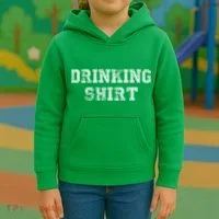 Drinking Shirt Kids Hoodie thumb 3