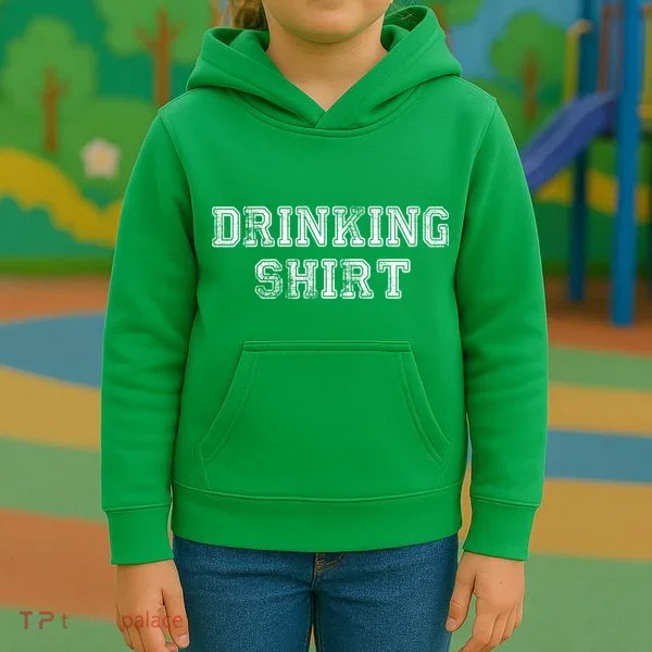 Drinking Shirt Kids Hoodie