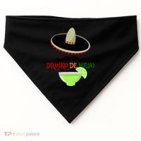 Drinko De Mayo Funny Cinco De Mayo Mustache Sombrero USA-Made Doggie Bandana thumb 0
