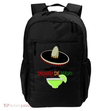Drinko De Mayo Funny Cinco De Mayo Mustache Sombrero Backpack
