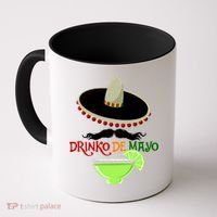 Drinko De Mayo Funny Cinco De Mayo Mustache Sombrero Coffee Mug thumb 0