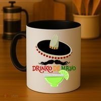 Drinko De Mayo Funny Cinco De Mayo Mustache Sombrero Coffee Mug thumb 4