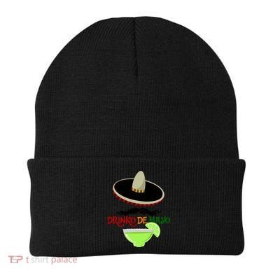 Drinko De Mayo Funny Cinco De Mayo Mustache Sombrero Beanie