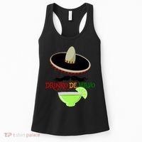 Drinko De Mayo Funny Cinco De Mayo Mustache Sombrero Women's Tank Top thumb 0