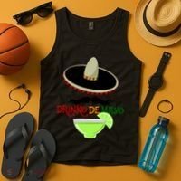 Drinko De Mayo Funny Cinco De Mayo Mustache Sombrero Tank Top thumb 4