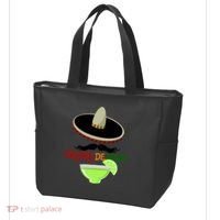 Drinko De Mayo Funny Cinco De Mayo Mustache Sombrero Tote Bag thumb 3