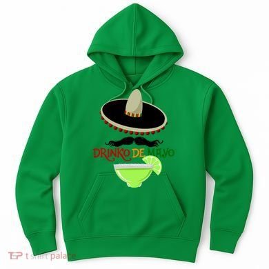 Drinko De Mayo Funny Cinco De Mayo Mustache Sombrero Hoodie