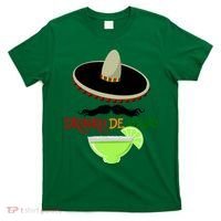 Drinko De Mayo Funny Cinco De Mayo Mustache Sombrero T-Shirt thumb 0