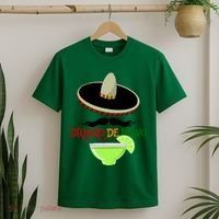 Drinko De Mayo Funny Cinco De Mayo Mustache Sombrero T-Shirt thumb 2