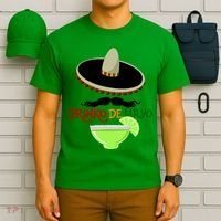 Drinko De Mayo Funny Cinco De Mayo Mustache Sombrero T-Shirt thumb 6