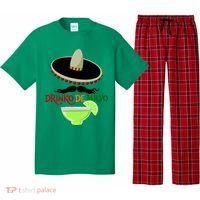 Drinko De Mayo Funny Cinco De Mayo Mustache Sombrero Pajama Set thumb 0