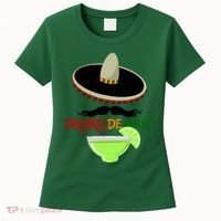 Drinko De Mayo Funny Cinco De Mayo Mustache Sombrero Women's T-Shirt thumb 0