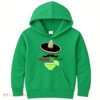 Drinko De Mayo Funny Cinco De Mayo Mustache Sombrero Kids Hoodie thumb 0